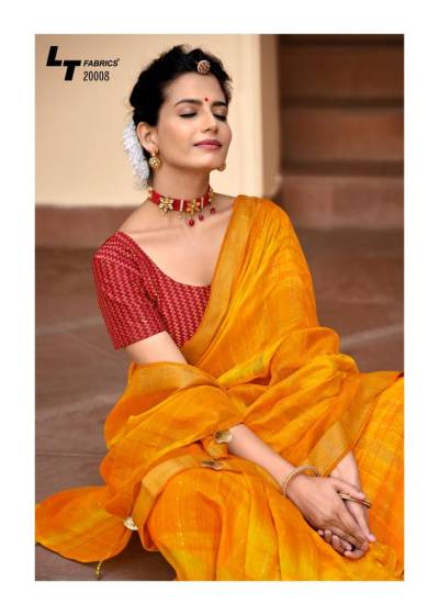 Shivangi By Lt Fashion Fancy Attractive Sequence Saree Collection